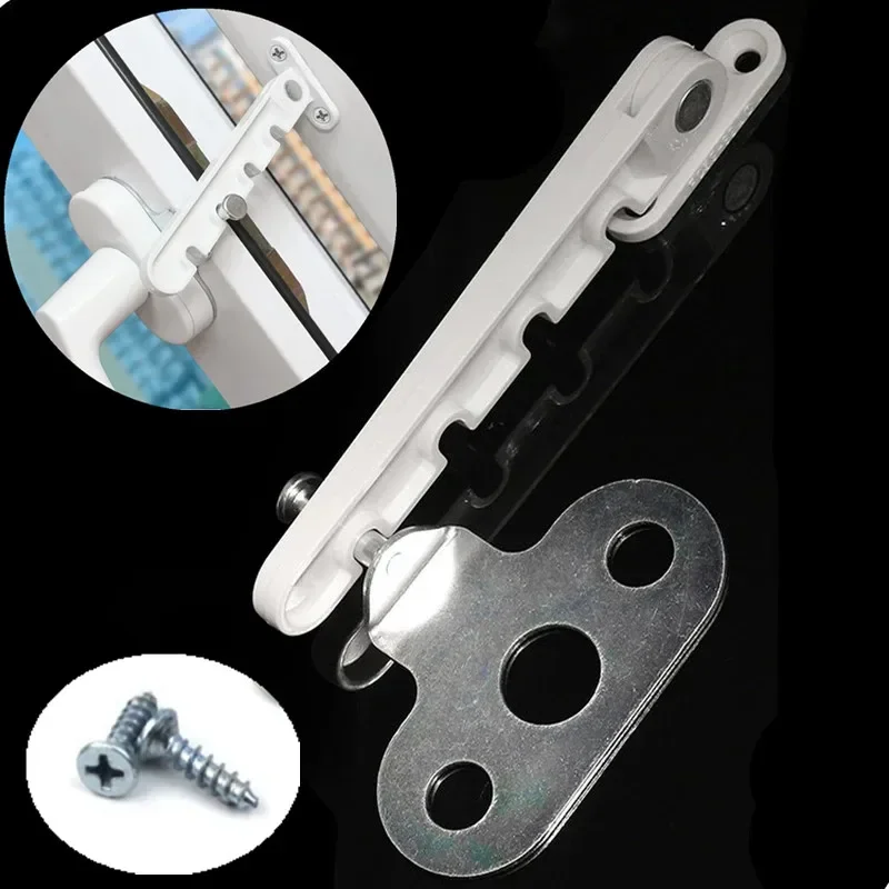 Verstellbare Fenster begrenzer Verriegelung Position Stopper Flügel Windschutz Kinder sicherheit Tür flügel Blocking Lock Kinder Babys chutz Image