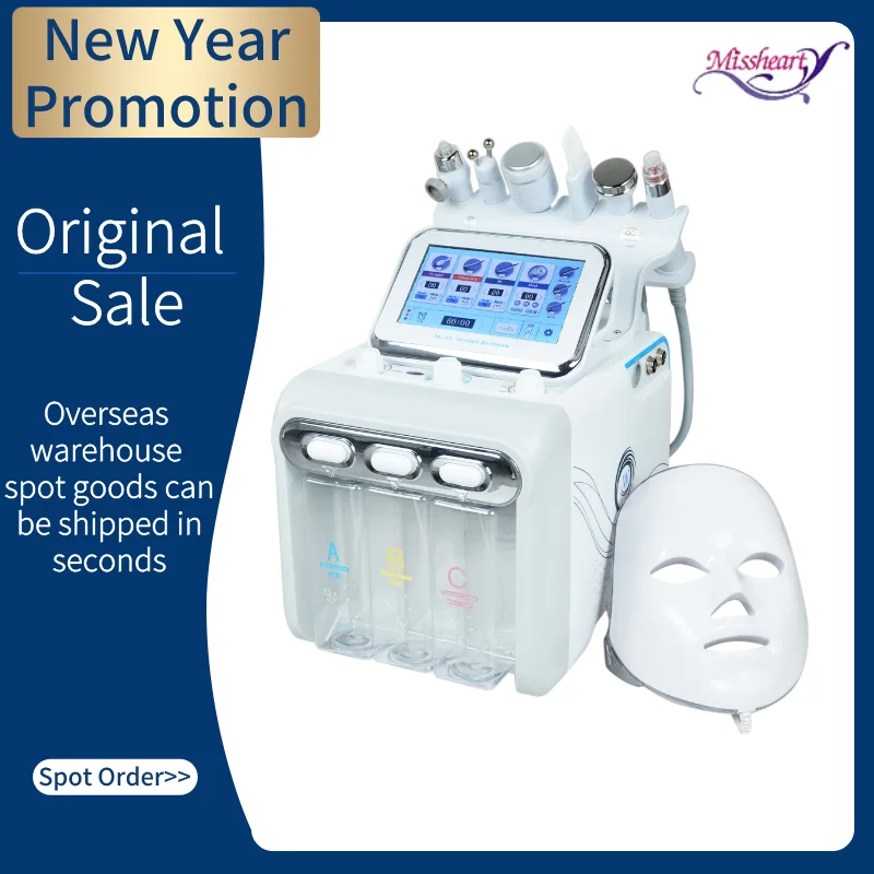 Missheart Professional Beauty Gesichtsmaschine Hydra Aqua Tiefenreinigendes Hautpflegegerät (EU / UK / US Schneller Versand) Image