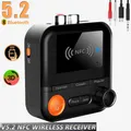 Ricevitore trasmettitore Bluetooth 5.2 Display a LED TF Card Play RCA 3.5mm AUX HIFI Audio adattatore Wireless per auto PC TV cuffie