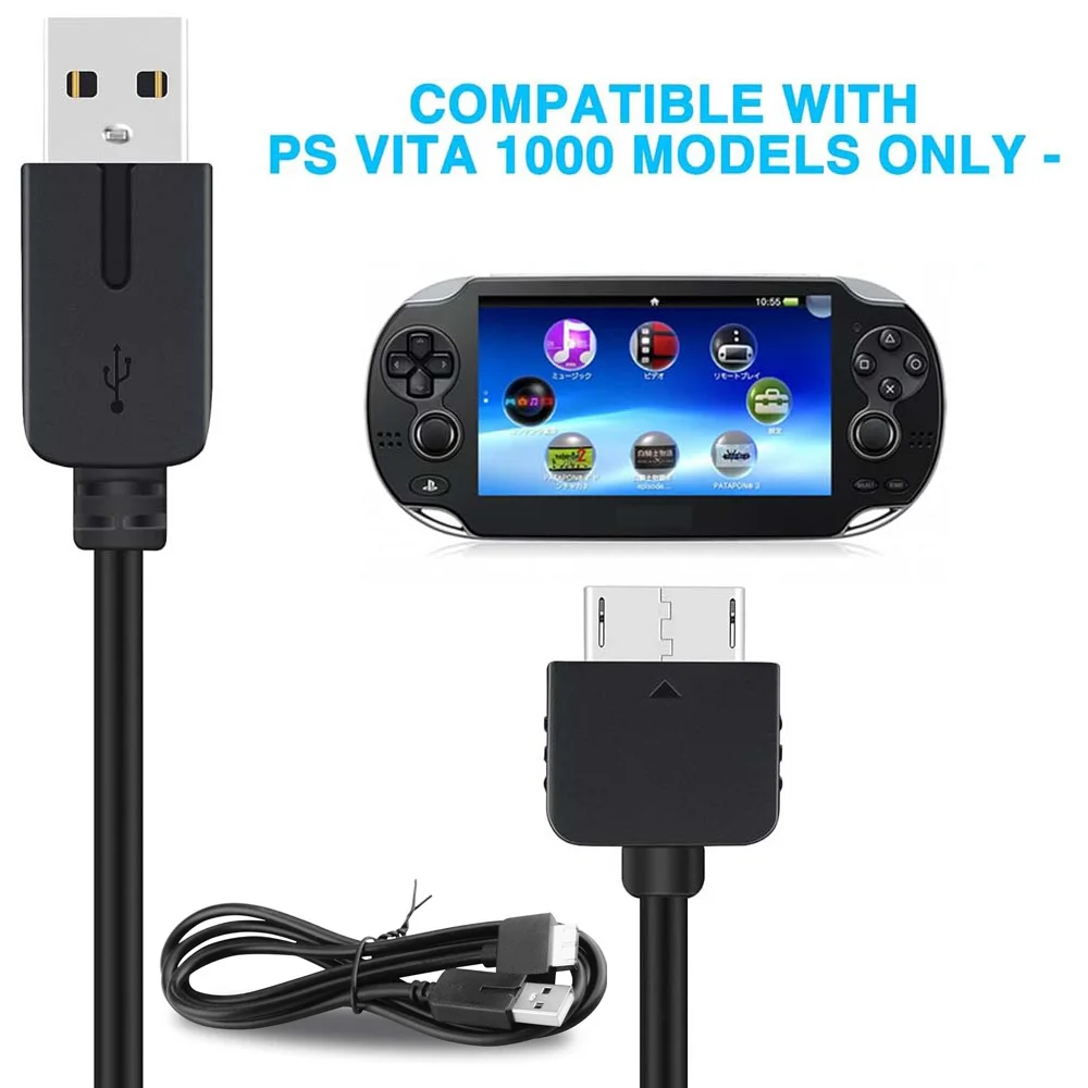 Für PlayStation Psv1000 USB Ladegerät Kabel 1,2 M Übertragung Daten Lade Linie Für Psvita1000/PSVITA Spielkonsole Power Adapter draht Image