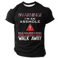 T-shirt humoristique et offensant pour hommes T-shirt drôle avec argot à manches courtes T-shirt impression 3D col rond mode quotidienne vêtement de rue noir blanc rouge été printemps vêtements S M L