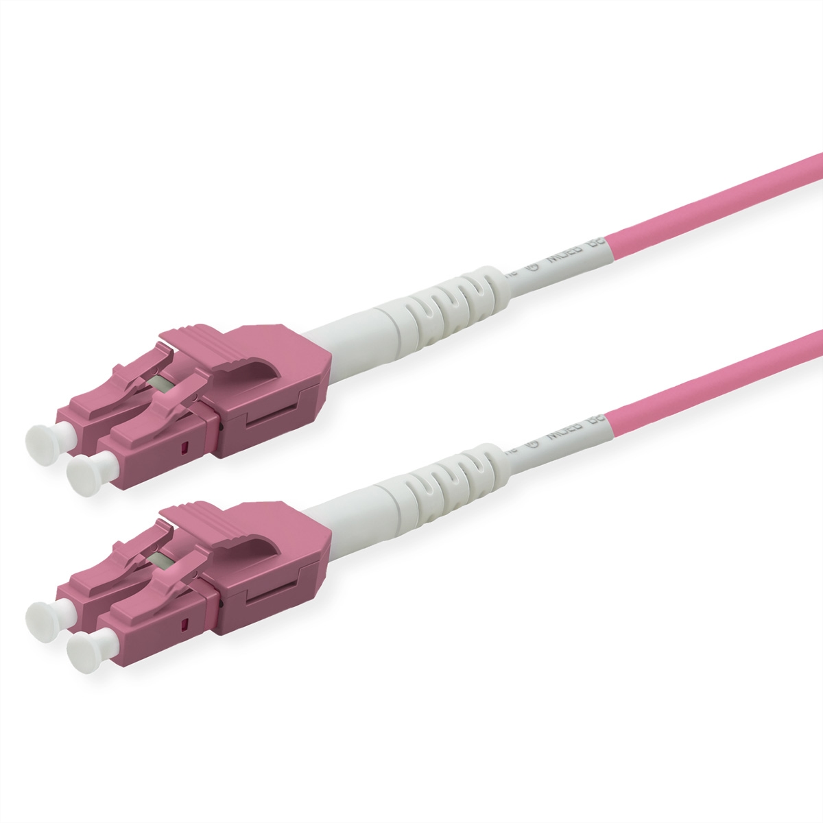 ROLINE LWL-Kabel duplex 50/125µm OM4, LC/LC, LSOH, UNIBOOT, violett, 10 m Image