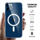 Custodia protettiva trasparente anti ingiallimento per iPhone 16 15 14 13 12 Pro Max Custodia protettiva trasparente antiurto per telefono