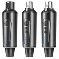 Adattatore convertitore microfono XLR per sistema microfonico wireless da 3 pezzi Ricevitore trasmettitore da 2,4 GHz per microfono dinamico a condensatore