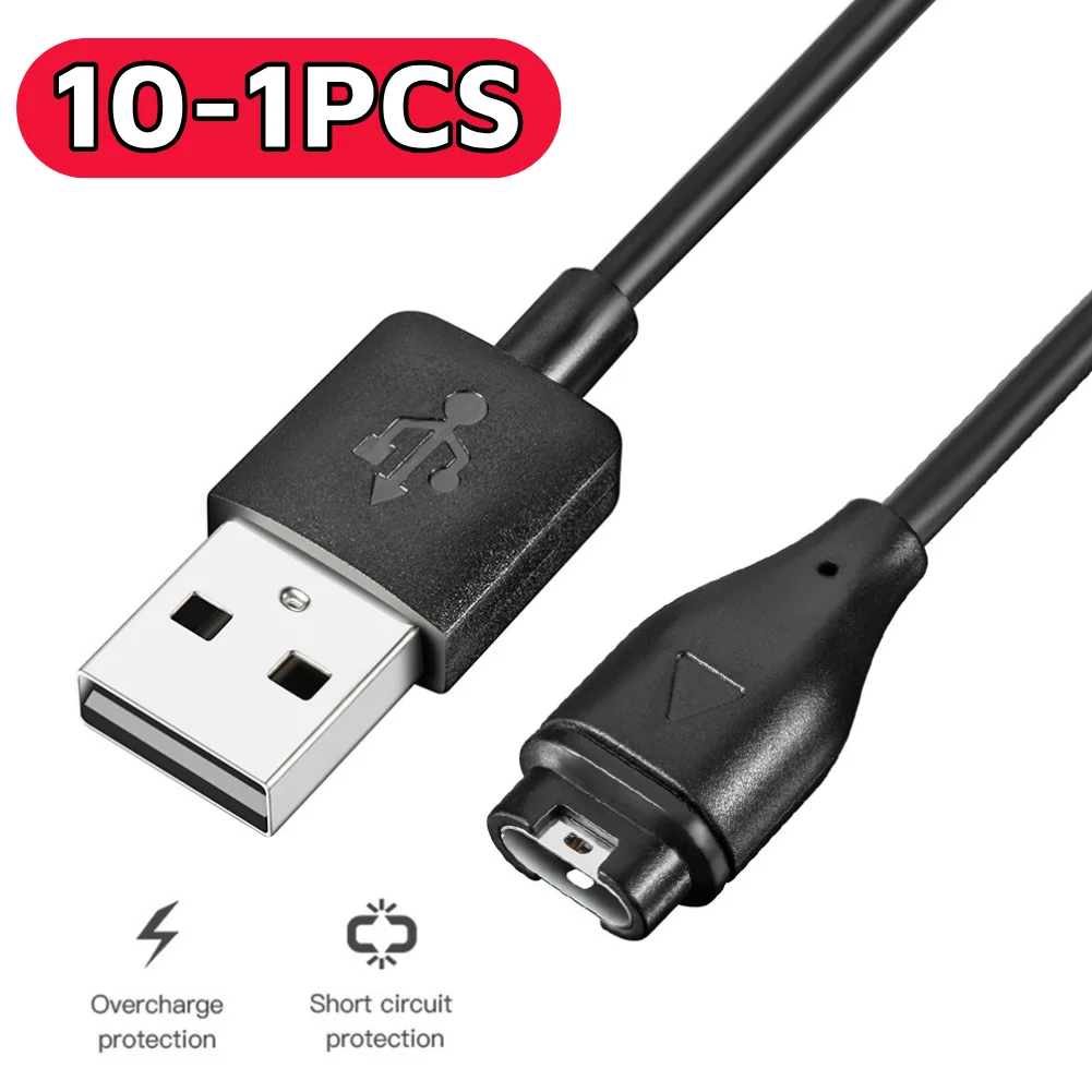 1 m/3,3 ft USB-Ladegerät-Ladekabel für Garmin Fenix 6S 6 5 Plus 5X Uhr, niedrige Arbeitstemperatur, lange Lebensdauer Image