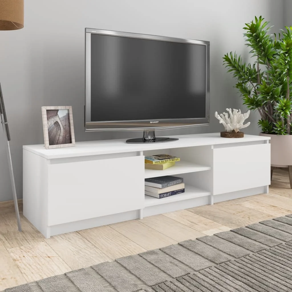 TV-Schrank Wei? 140×40×35,5 cm Holzwerkstoff Image