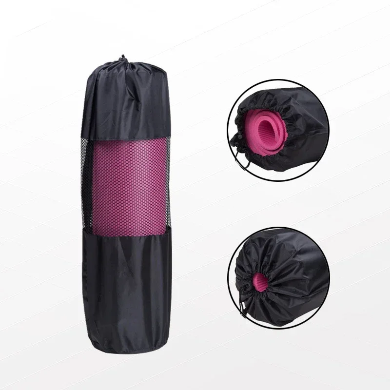 1 pièces tapis de Yoga sac exercice Fitness transporteur Nylon maille Center sangle réglable Pilates Fitness musculation équipement de sport