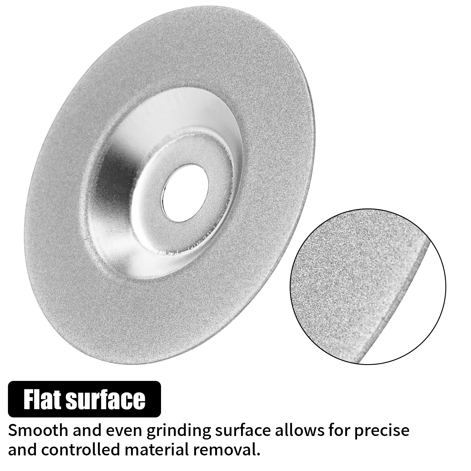 100mm Diamant-Schleifscheibe 4''Grinder Cutter Saw Winkelschleifer Schleifscheibe für Wolframstahlmesser Glasschneiden Sharpeni Image