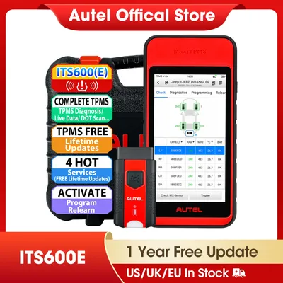 Autel MaxiTPMS ITS600E TPMS OBDII Relearn Programming Tool TPMS Diagnostics Scanner Auto VIN Oil