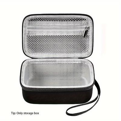 TEMU Durable Eva Travel Case For Femivo, Iweukjlo, Kvutciein Vlogging Cameras - Compatible With G7 & Underwater Cameras, Black With Grey Interior, Padded Protection (case Only)