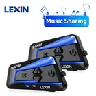Lexin Bluetooth Moto rcycle citofono 10 modi Wireless Moto casco cuffia interfono B4FM-X condivisione musica intercomunicador moto