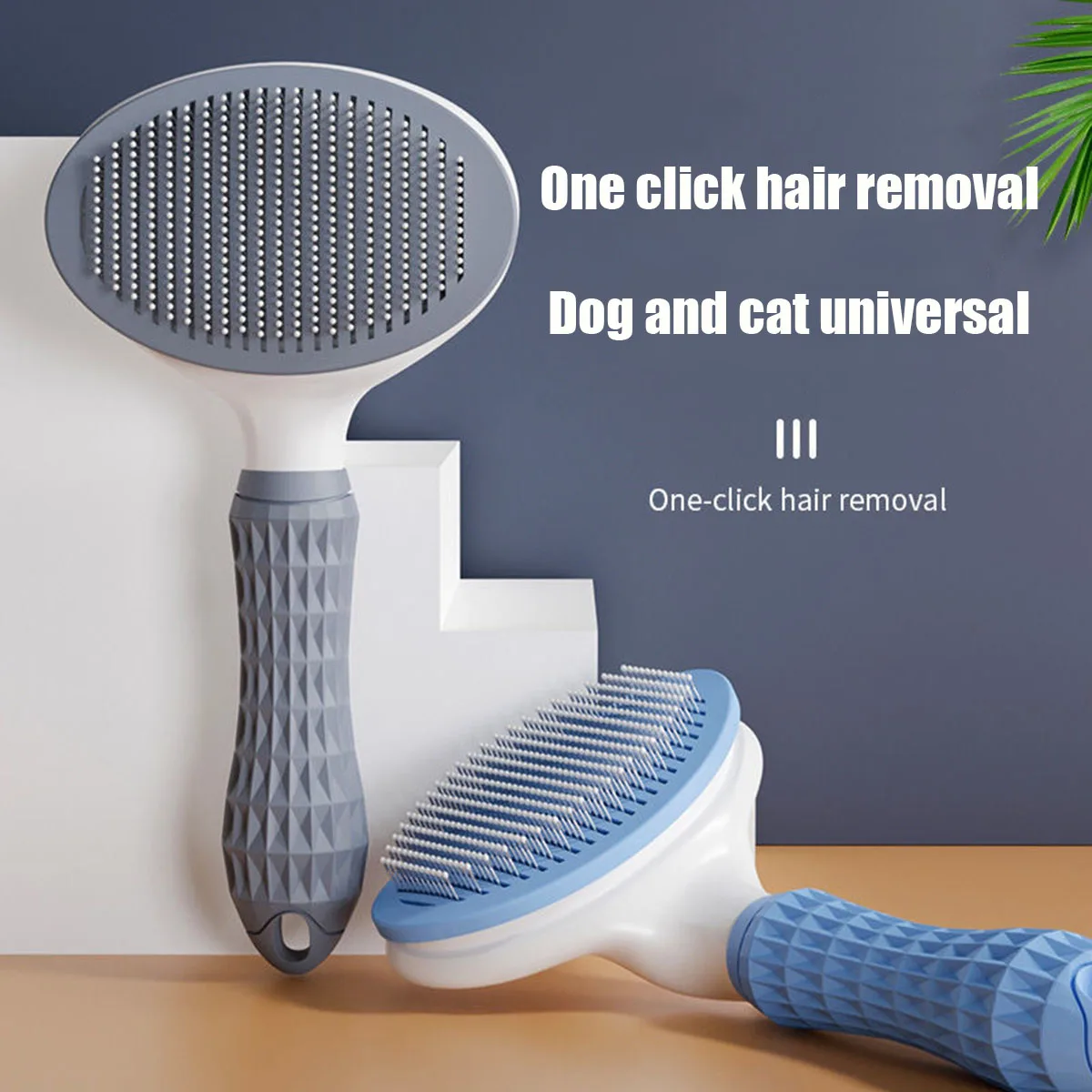 Haustier Hund Pinsel Katze Kamm selbstreinigende Pet Haarentferner Pinsel Für Hunde Katzen Pflege Werkzeuge Haustiere Dematting Kamm Hunde Zubehör