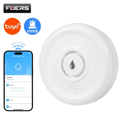 Fuers Wasser Leckage Detektor Smart Home Alarm Tuya Smart Wasserstand Sensor Home Alarm System Wasser Leck Sicherheit Alarm System