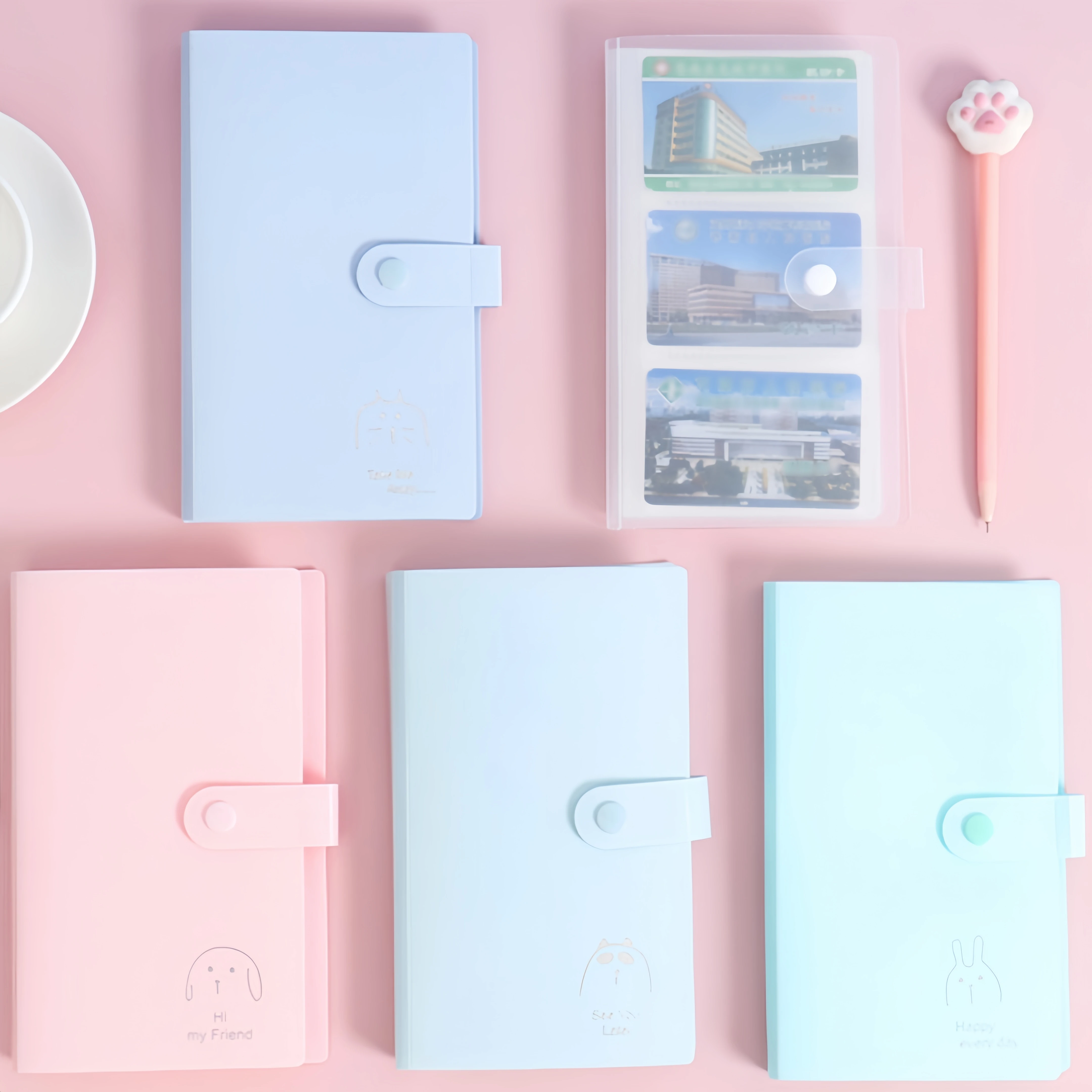 120/240-Karten, Kartenbuch, Karte, Filmticketbuch, 3-Zoll-Fotoalbum, kleines Kartenaufbewahrungsbuch Image