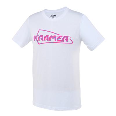 Kramer Guitars Tiger Stripe Tee White L