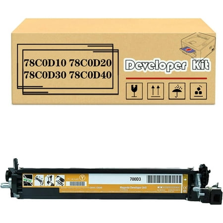 CX421 78C0D10 78C0D20 78C0D30 78C0D40 Developer Kit Compatible for Lexmark C2240 C2325 C2325dw C2425dw C2535 C2535dw C2640 CS521dn CS421dn CS521 CX421adn 522ade Printers