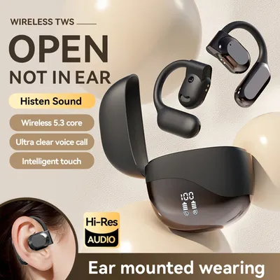 3-in-1 AI Translator Earbuds Bluetooth 5.3 Real Time Translation Earphones 140 Language Two-Way