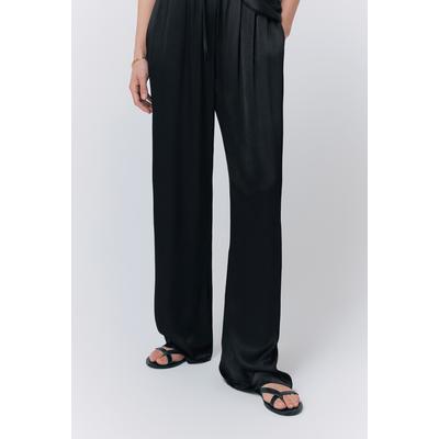 Ghost Imogen Satin Wide Leg Trousers
