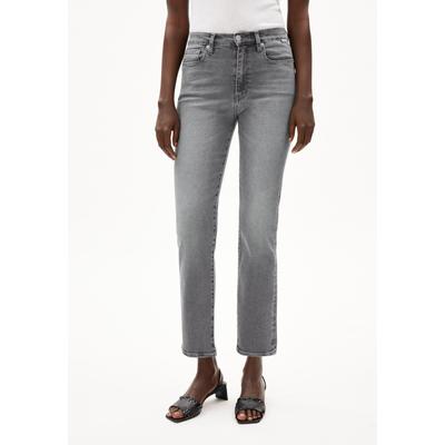 LEJAANI - Frauen Slim Fit Jeans - grau (Größe: 31/32) Image