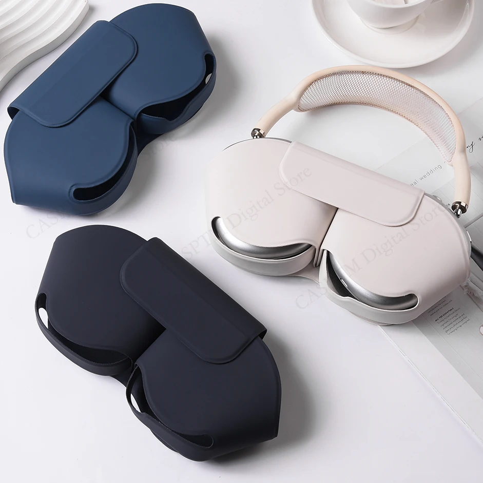 Luxus PU Kopfhörer Abdeckung Für AirPods Max Fall Anti-scratch Wasserdichte Schutzhülle Headset Fällen Für Apple AirPods Max Shell Image