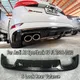 Per Audi A3 Sportback (Non per S-Line S3) 8V Facelift 2016-2020 Auto Paraurti Posteriore Diffusore