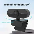 Fotocamera 1080P HD Computer HD Fotocamera USB Microfono incorporato Telecamera di rete USB Fotocamera Web per lavoro con treppiede per microfono