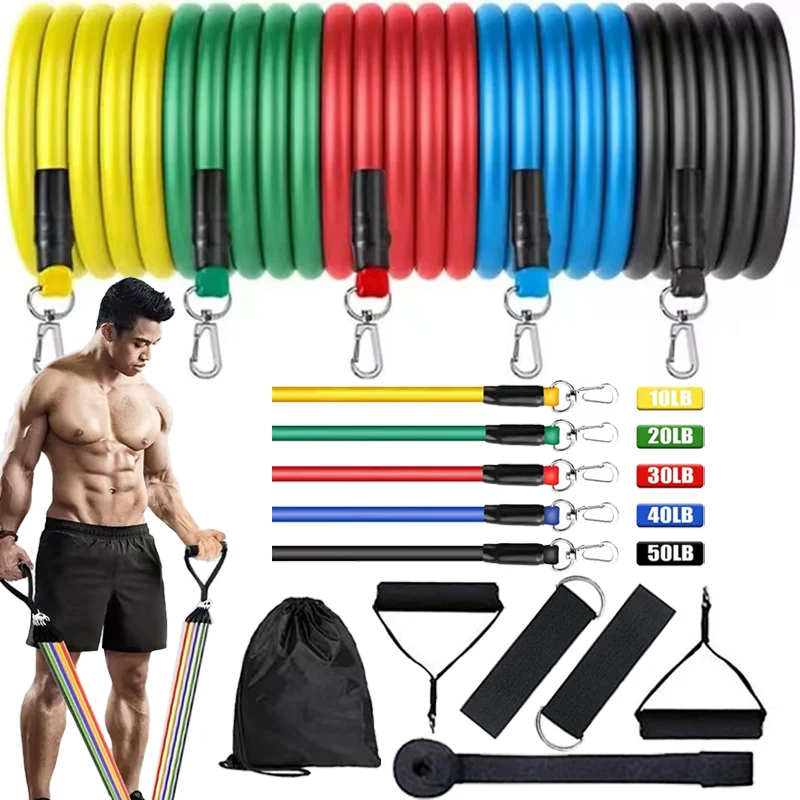 Bande de caoutchouc de Sport pour équipement de Fitness, bandes de résistance, bande élastique pour tirer vers le haut, exercice de gymnastique, entraînement, Sport corporel Portable