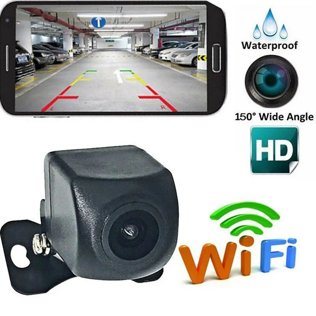 Auto Wifi Rückansicht Rückfahr HD1080P Back Up Parkplatz Monitor Kamera Kit Nacht Universal Auto Kamera Backup Kamera Image