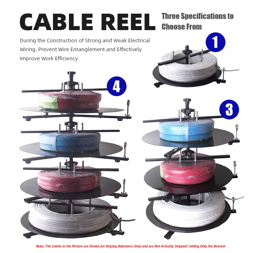 BV Wire Dispenser Rack Kabelspender Kabel Caddy Elektriker Entladungstablett für Stromkabel Videokabel Entladeständer Image