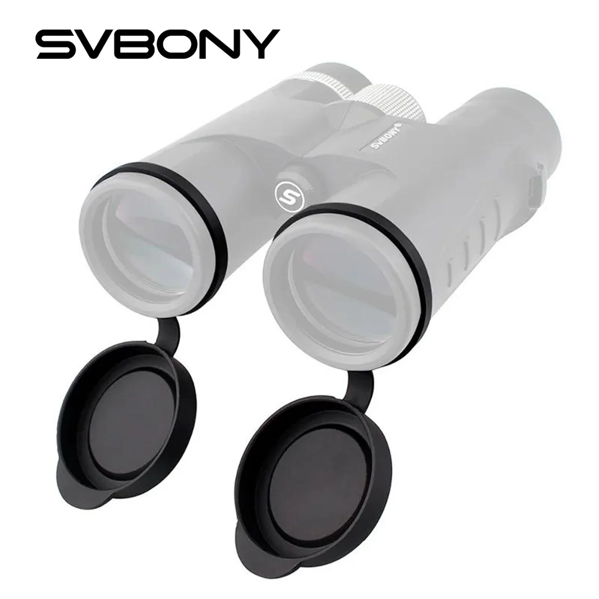 Svbony 2 Stück Fernglas Schutz gummi Objektiv Objektiv kappen 42mm für Teleskop mit Außen durchmesser 52 ~ 54mm w2590a Image