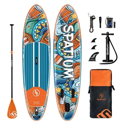 Spatium Inflatable Paddle Board, Stand Up Paddle Board, Suo Board with Premium Sup Accessories,