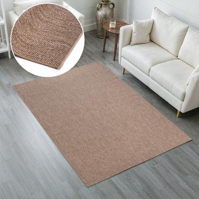Teppich MY HOME "Kian" Gr. 3, beige, B:120cm H:3mm L:180cm, Kunstfaser, Teppiche, Sisal-Optik, Flachgewebe, In- und Outdoor, Wetterfest & UV-beständig Image