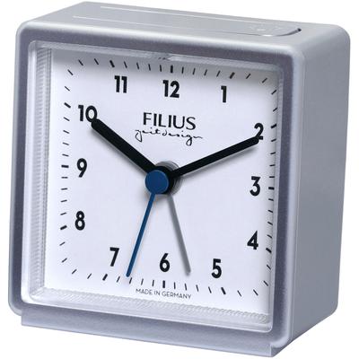 Quarzwecker FILIUS ZEITDESIGN, silber (silberfarben), Wecker, Made in Germany