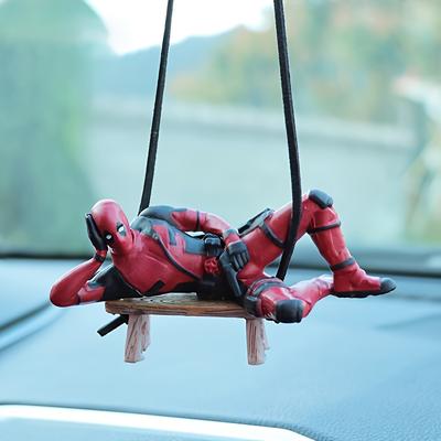 TEMU Cartoon Ornaments, Car Decorations, Pvc, Multi-functional Decoration, Electricity-free, Suitable For Christmas Decoration Supplies, New Year Gifts Image
