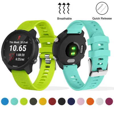 20 mm Armband für Garmin Venu SQ Vivoactive Smartwatch Band Armband für Garmin Forerunner 245 165 Männer Frauen Ersatzarmband