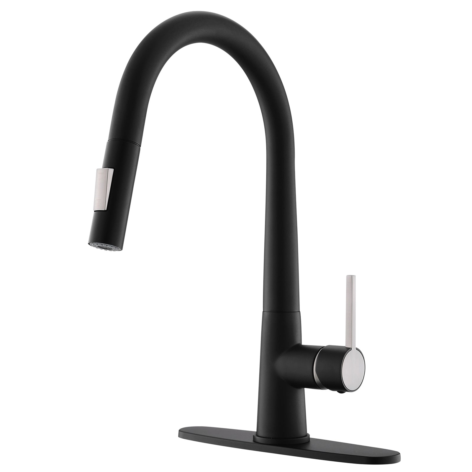 Single Handle Kitchen faucet,Pull Out Kitchen Faucet Black Kitchen Faucet