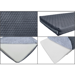 Erst-Holz Matratze Graphit für Tierbetten Hundebetten Größe wählbar V-30.50 Image