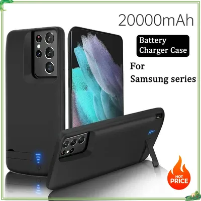 20000mAh Battery Cases for Samsung Galaxy S20 S21 S22 Fast Battery Charging Case for Galaxy S20 FE S21 S22 Ultra 5G Power Banks
