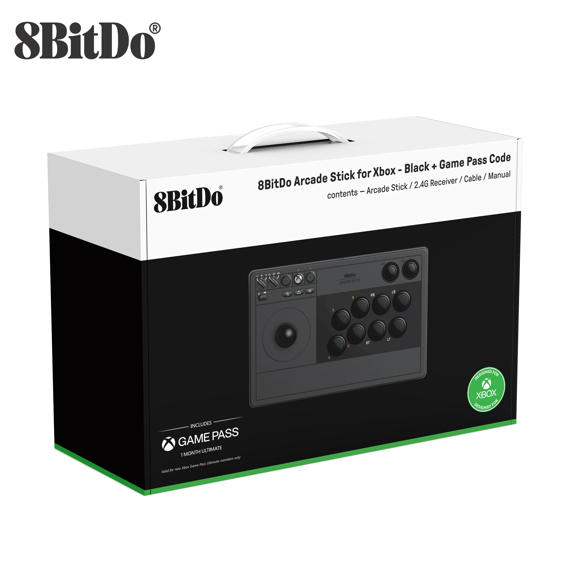8Bitdo Arcade Stick for Xbox Series X/S, Xbox One Wireless .4G Arcade Fight Stick for Windows 10 and Above Game Accessories