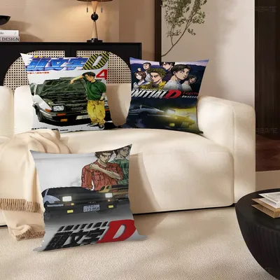 Initial D Anime Kissenbezug Design Kissenbezug Dekor Urlaub Dekoration Image