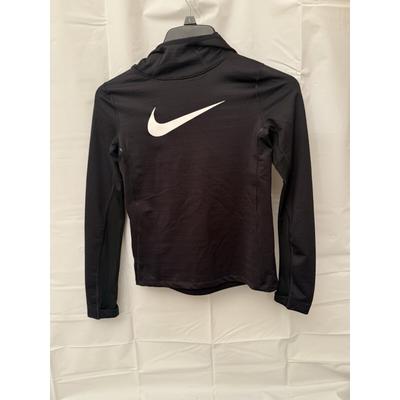 Nike Bottoms | Girls Junior Nike Pro Sweatshirt Black With Burgundy Nike Pro Leggings Size L | Color: Black | Size: Lg