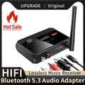 Ricevitore audio Bluetooth 5.3 Supporto USB U-Disk Play Adattatore wireless R/L 2 RCA/3.5MM AUX/Connettore in fibra ottica per altoparlante kit auto