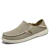 Heißer Verkauf Khaki Loafer Männer Plus Größe 39-47 Leichte Slip-On männer Leinwand Schuhe
