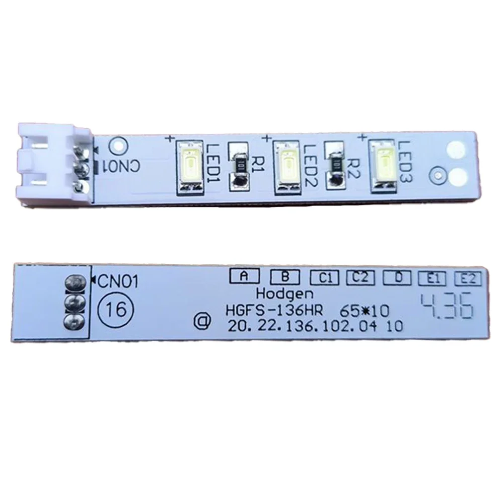 12V réfrigérateur lumière LED DA41-00519R pour Samsung réfrigérateur métal réfrigérateur lumière LED 65*10mm pièce de rechange