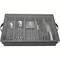 TEMU Modern Kitchen Cutlery Organizer Tray With Dustproof Lid - Silverware Storage Box For Knives, Forks, Spoons - Household Utensil Holder With Compartments, Storage Bins For Home Organization