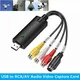 Adattatore per scheda di acquisizione audio video USB con cavo USB Convertitore di acquisizione video da USB 2.0 a RCA per dispositivo di acquisizione TV DVD VHS