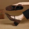 2023 frühling Frauen Pumpen Kuh Wildleder Echtes Leder Schuhe für Frauen Spitz Leopard Mary Janes Frauen Schuhe Damen Schuhe