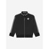 Versace Boys Medusa Logo Zip Up Top in Black - Size 6Y | Versace Sale | Discount Designer Brands