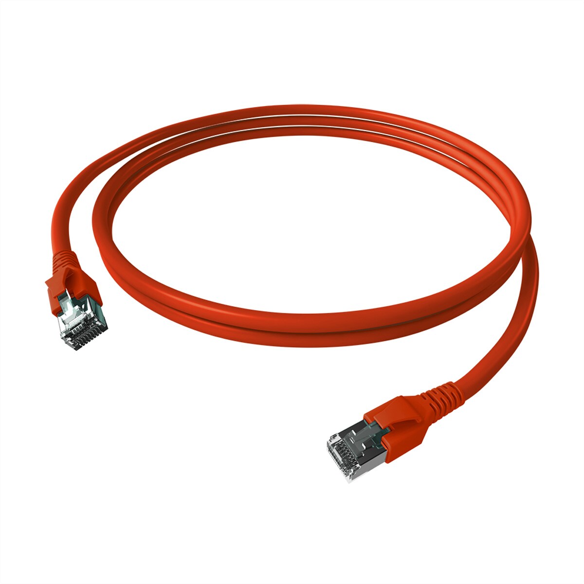 EasyLan FlexBoot Patchkabel Cat.6A, S/FTP, rot, 3 m Image
