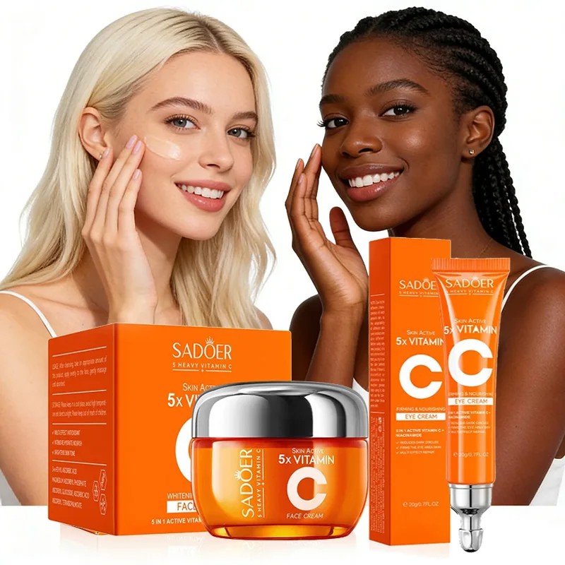SADOER vitamine C crème pour le visage soin du visage raffermissant hydratant éclaircissant crèmes pour le visage beauté visage soins de la peau
